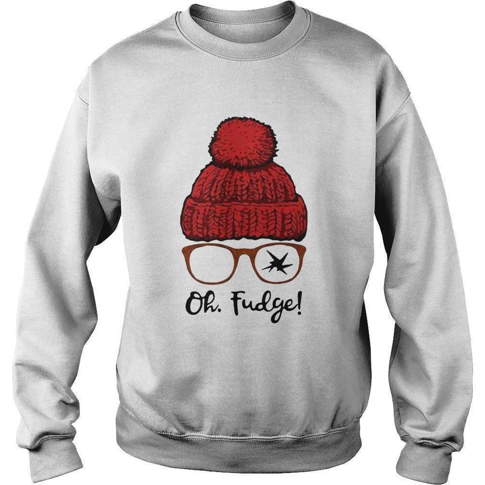 A Christmas Story Ralphie Oh Fudge Funny Movie Quote Cozy Sweatshirt